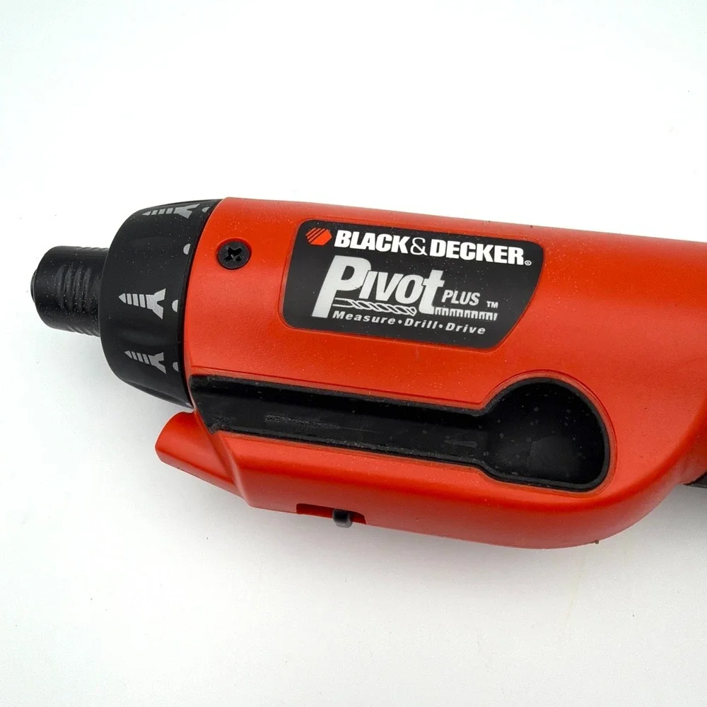 Black & Decker Pivot Plus PD600 6V Cordless Drill Drive, Drill Bit & Charger